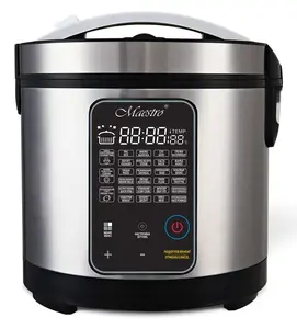 Electric pressure cooker Maestro MR-795, 5 L, 700 W, 26 auto programs, stainless steel/black