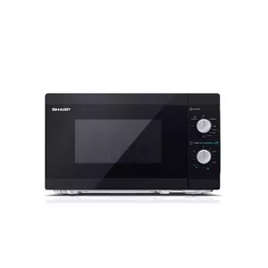 Kombinētā mikroviļņu krāsns Sharp YC-MG01E-B, 800 W, 20 L