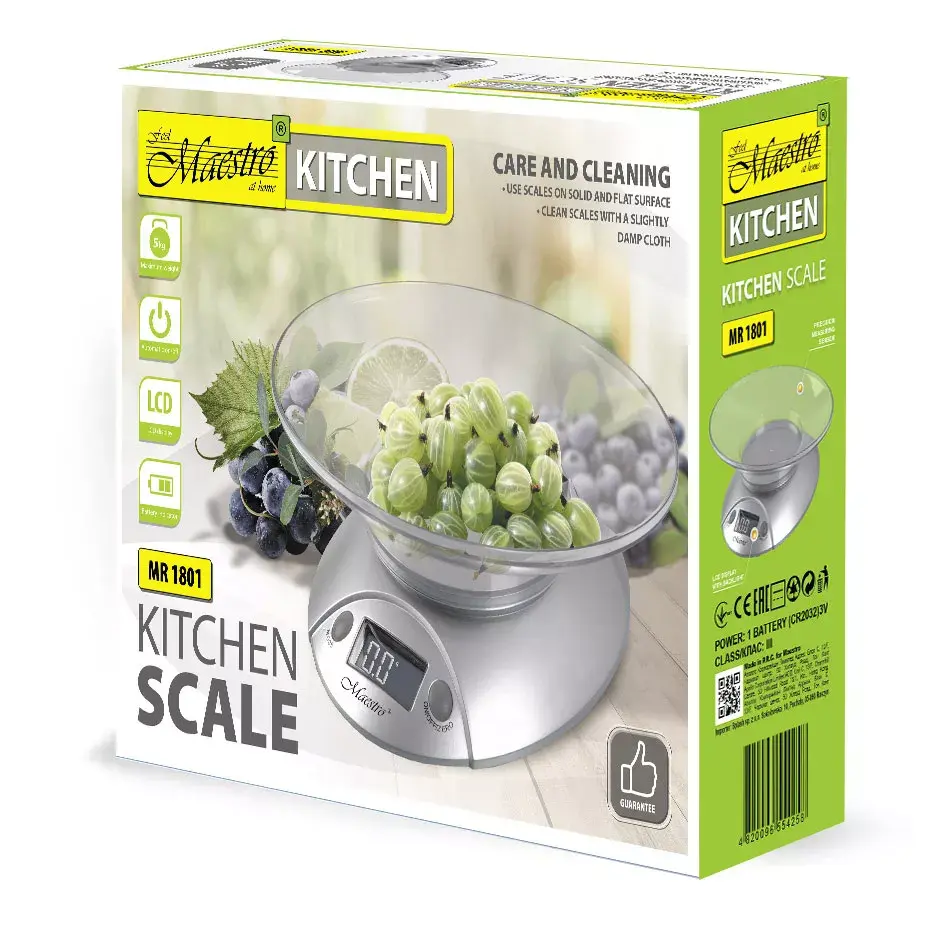 Maestro MR1801 electronic kitchen scale Photo 2