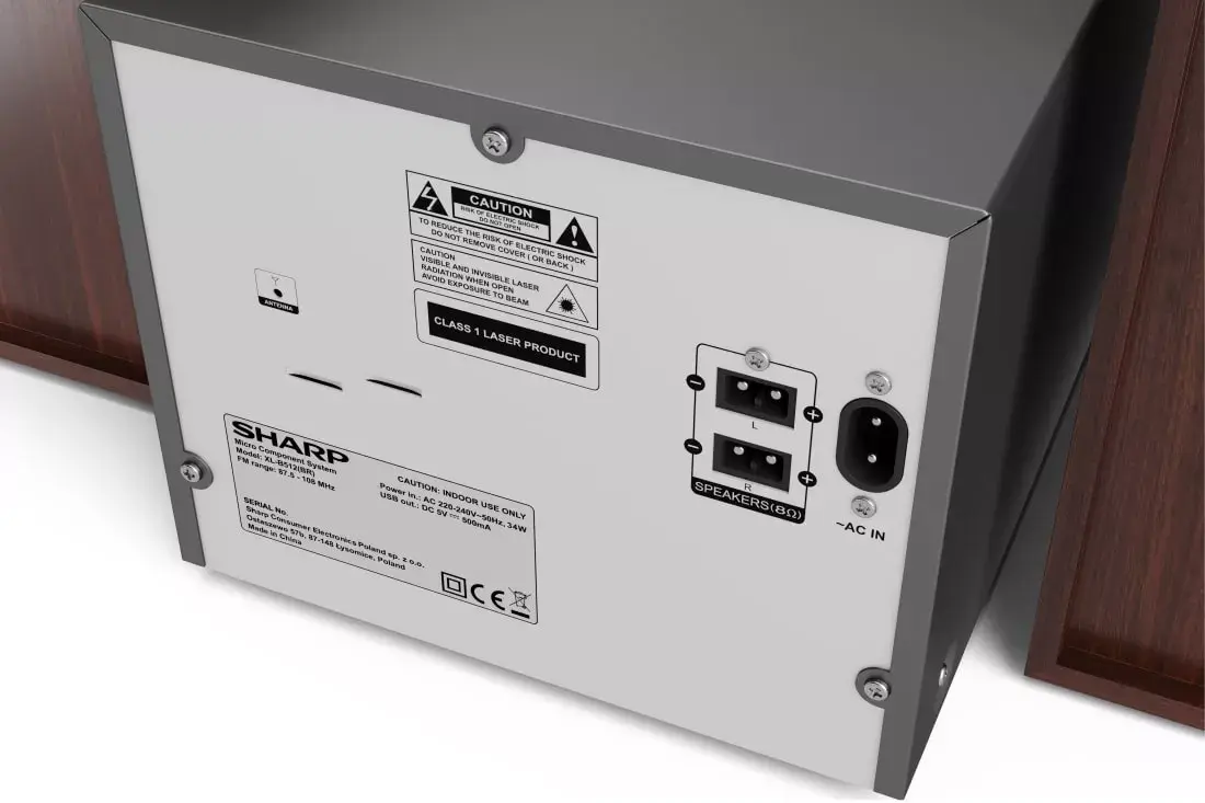 Home audio micro system Sharp XL-B512(BR) Photo 3