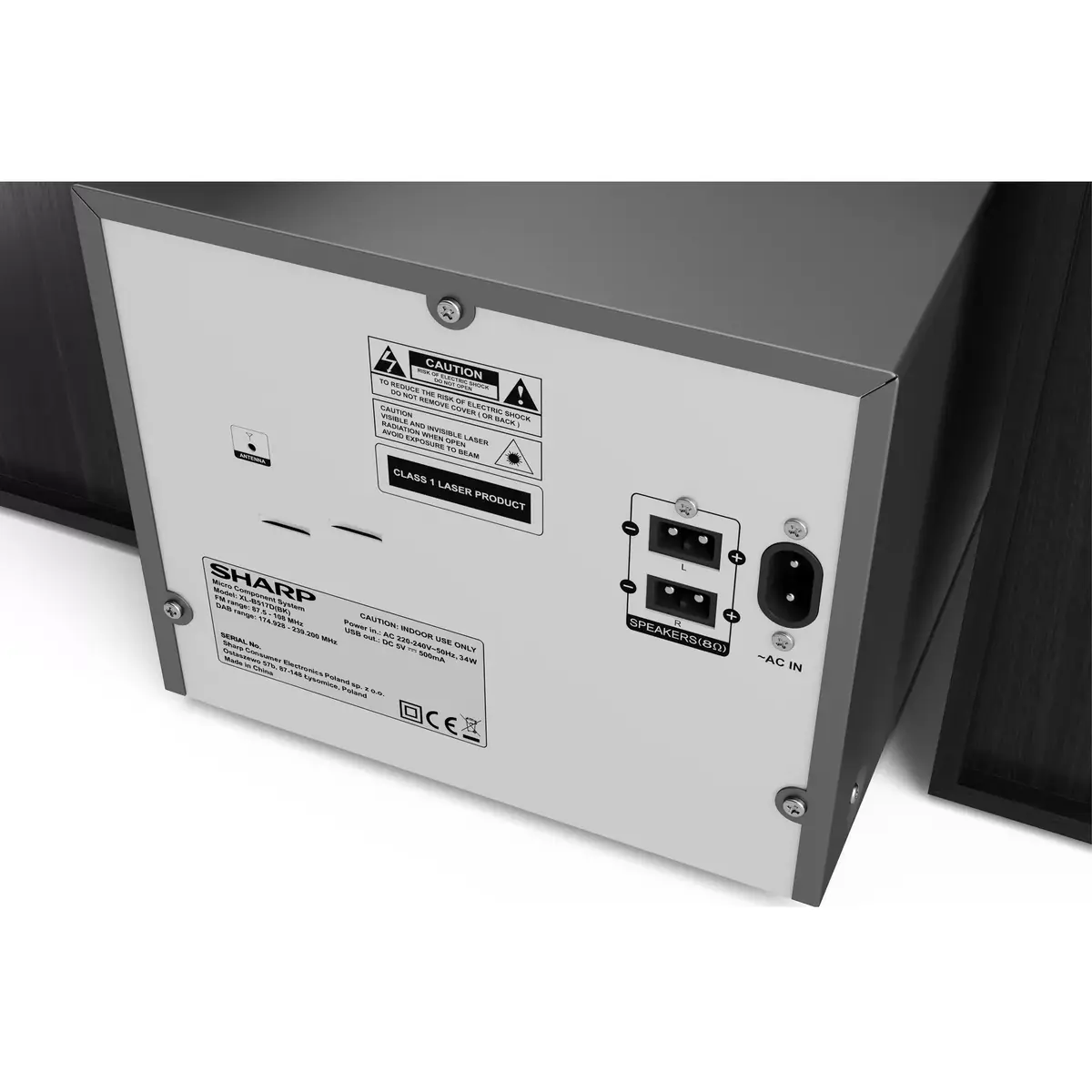 Mājas audio mikro sistēma Sharp XL-B517D Photo 4
