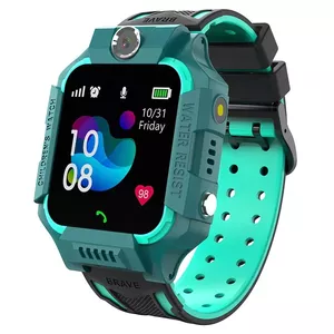 Bemi K2 Water Resist IP67 Sim GPS Tracking Kids Watch with Voice Call & Chat Camera Turquise