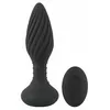 Анальная пробка ANOS Silicone Black 15.1 см Photo 2