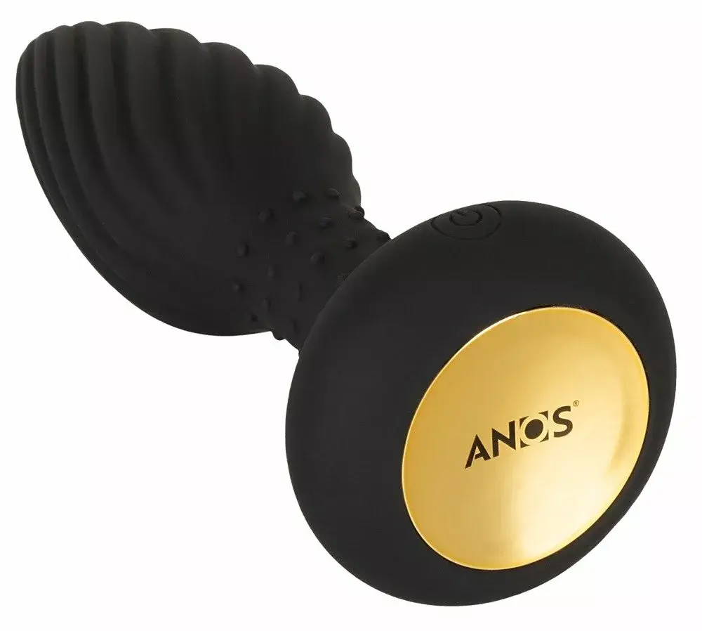 Анальная пробка ANOS Silicone Black 15.1 см Photo 3