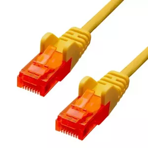 ProXtend V-6UTP-005Y tīkla kabelis Dzeltens 0,5 m Cat6 U/UTP (UTP)
