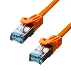 Network Cable ProXtend CAT6A S/FTP CU LSZH RJ-45 7m Orange