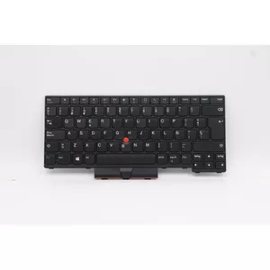 Keyboard for Lenovo ThinkPad L14 Gen 2 (20X1, 20X2) — Spanish layout, black, MPN 5N20W67661