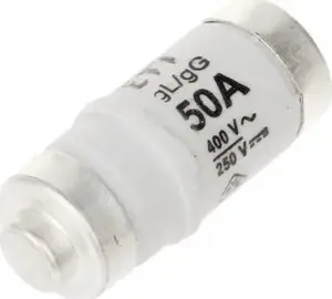 Fuse insert ETI 002212004 — AC/DC D02 gG 50A 400V with status indicator