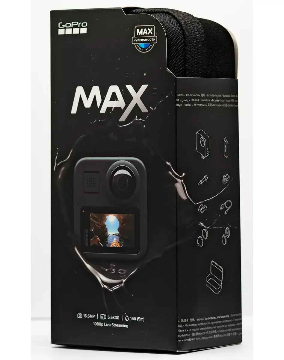 Action camera GoPro MAX — 16.6MP 5K Ultra HD with Wi‑Fi & GPS Photo 3