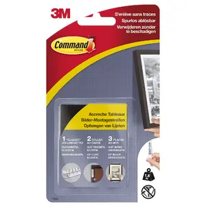 Mounting label 3M Command 17202BLK