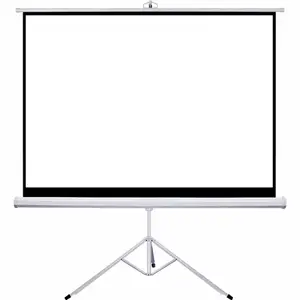 Manual projection screen Sponge Silelis ES-2 model with manual pull-down mechanism, model 0633632022067