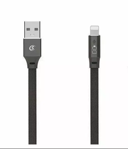 Кабель SOMOSTEL SMS-BW04 Lightning USB 1м Photo 2