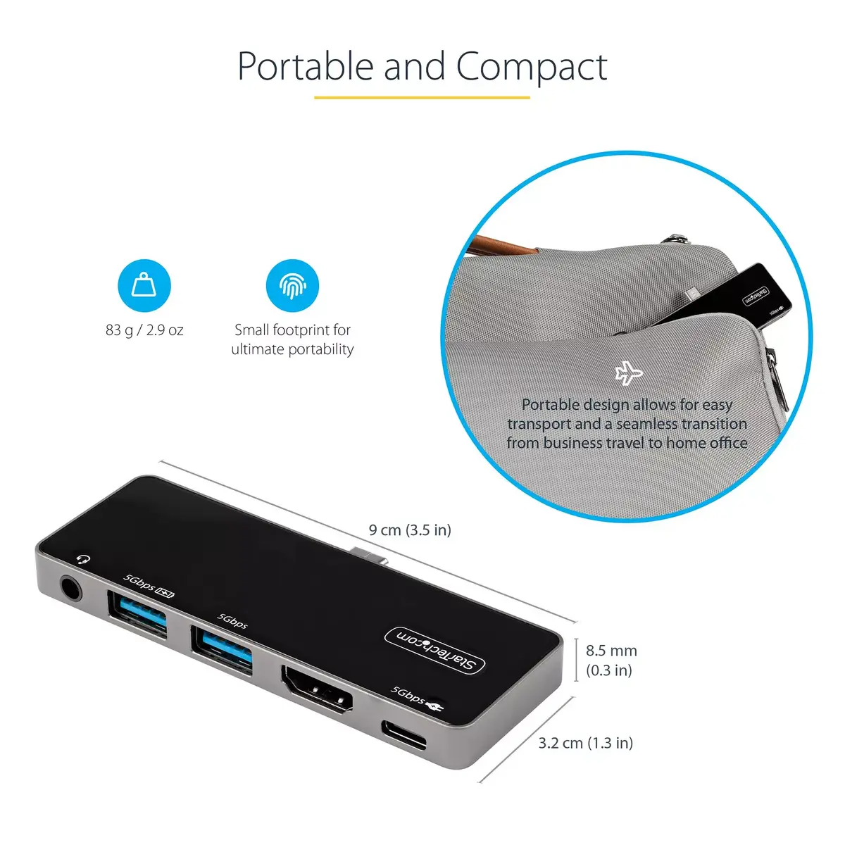 USB-C Multiport Adapter StarTech DKT30ICHPD Photo 7