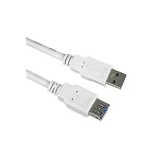 USB 3.0 extension cable PREMIUMCORD ku3paa05w 5 Gbps, 0.5 m, white