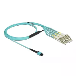 Optical Fiber Cable MPO female to 12 x LC Duplex male DeLOCK 84872