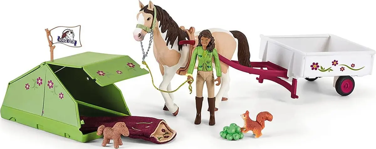 Action/Adventure Schleich HORSE CLUB Sarah's Camping Adventure Photo 13