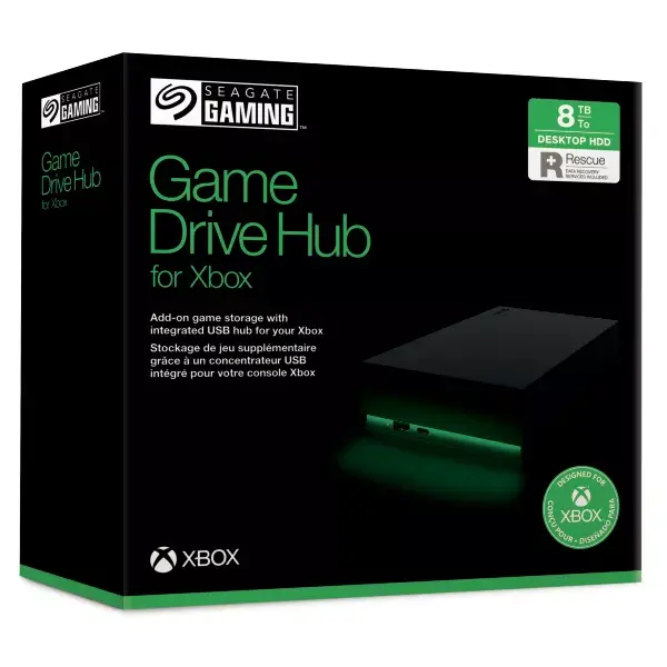 Cietais disks Seagate 8TB Game Drive Hub Photo 9