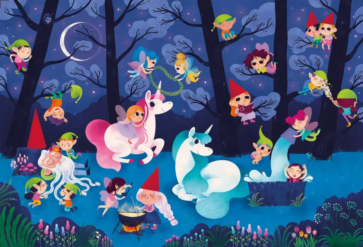 Clementoni Puzzle Maxi Fairy Woods 60 pcs Photo 2