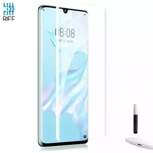 Защитное стекло Riff для Huawei P30 Pro — на всю поверхность, наноклей с УФ-отверждением