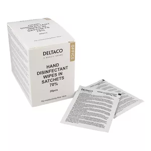 Deltaco CK1039 dezinficējošā salvete 20 pcs