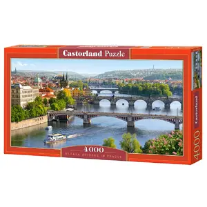Пазл Castorland Vltava Bridges in Prague — 4000 деталей, ширина 1380 мм