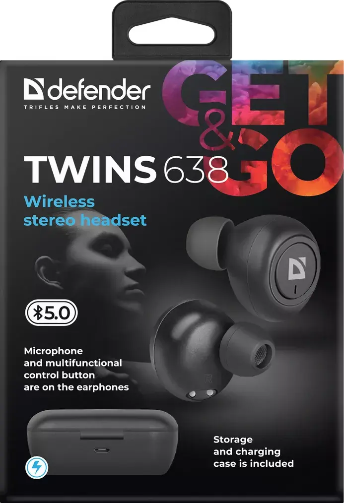 DEFENDER Twins 638 bezvadu in-ear austiņas Photo 10