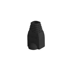 Защитный кембрик LANBERG PLB-1000-BK для RJ-45, чёрный, PVC