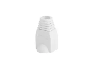 Защитный чехол LANBERG PLB-1000-W для разъёмов RJ-45, белый PVC