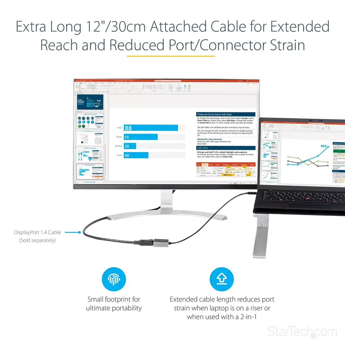 USB C uz DisplayPort adapteris StarTech CDP2DPEC Photo 5