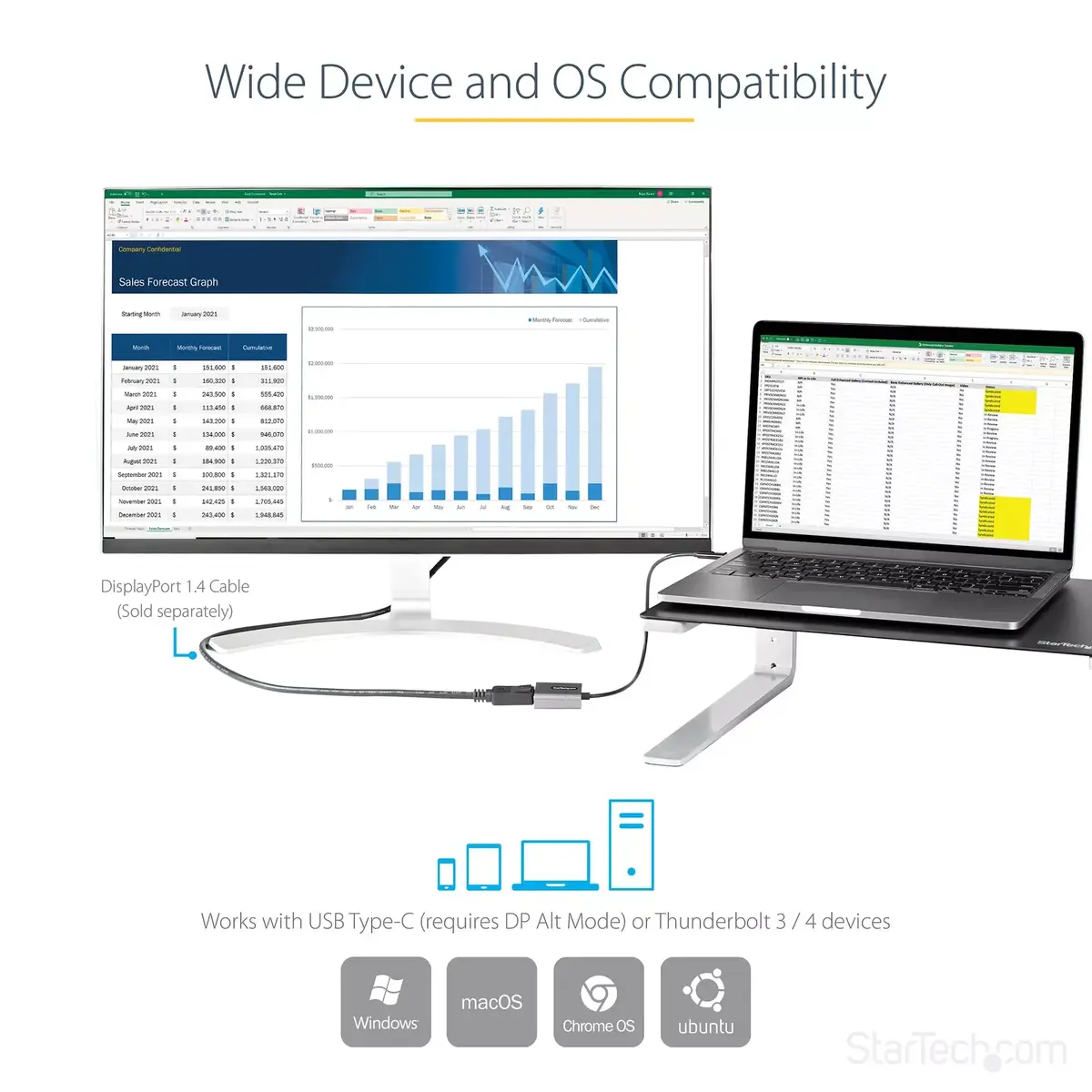 USB C uz DisplayPort adapteris StarTech CDP2DPEC Photo 6