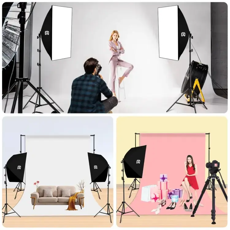Puluz PU5070EU Studio Softbox Lighting Kit Photo 5