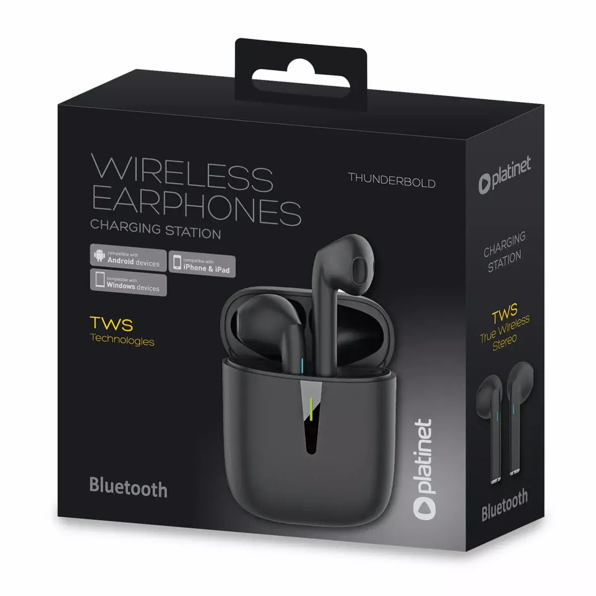 PLATINET PM1010B in-ear TWS Bluetooth austiņas Photo 4