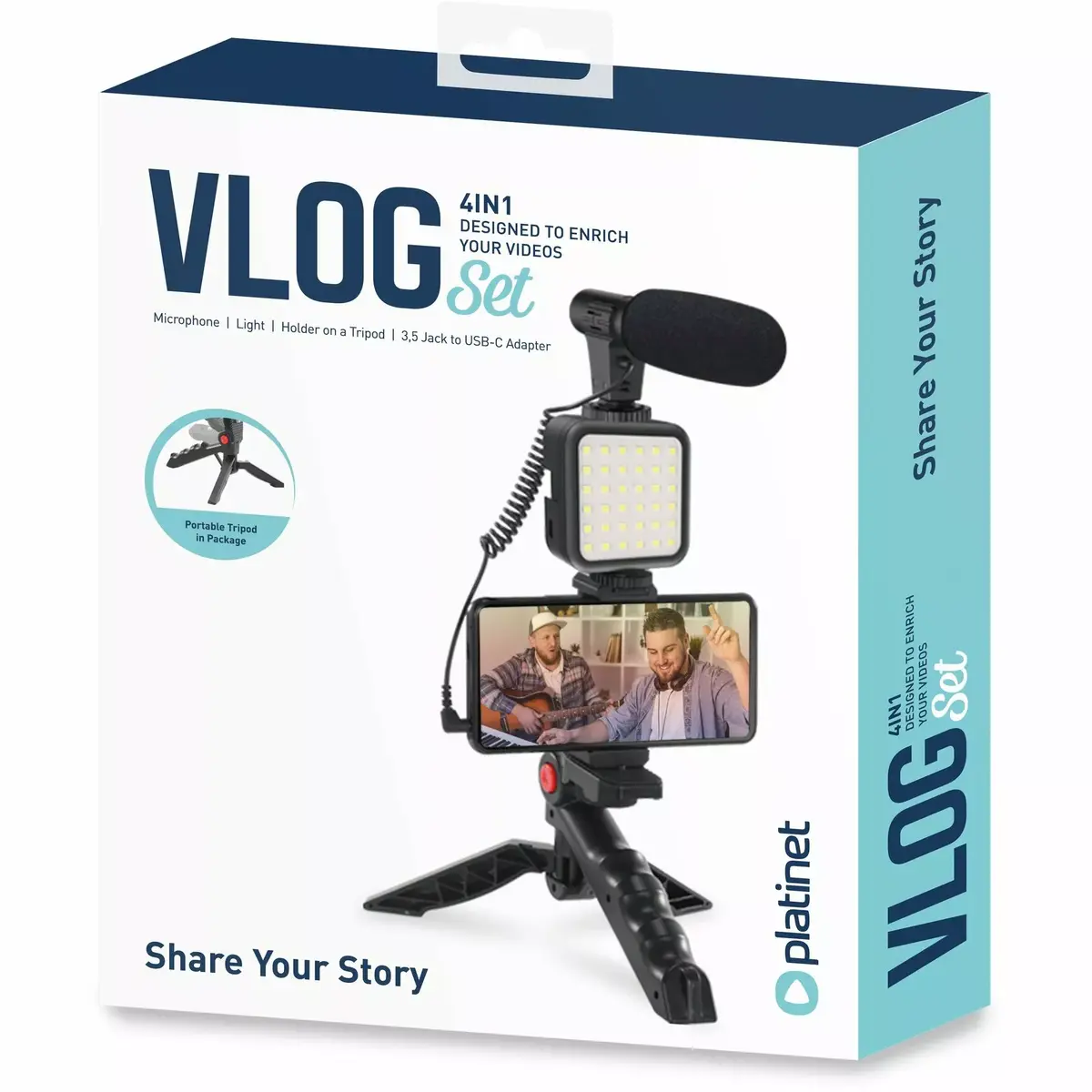 PLATINET VLOG 4-in-1 vlogging kit Photo 12