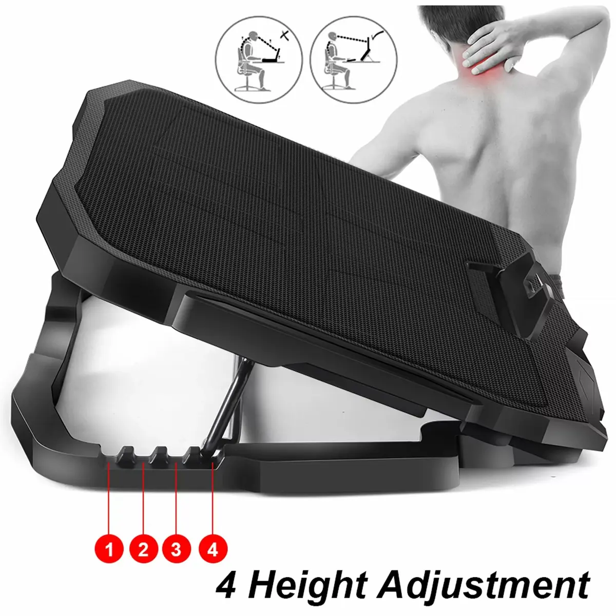 Cooling pad PLATINET PLCP4FB for laptops up to 15.6" Photo 5