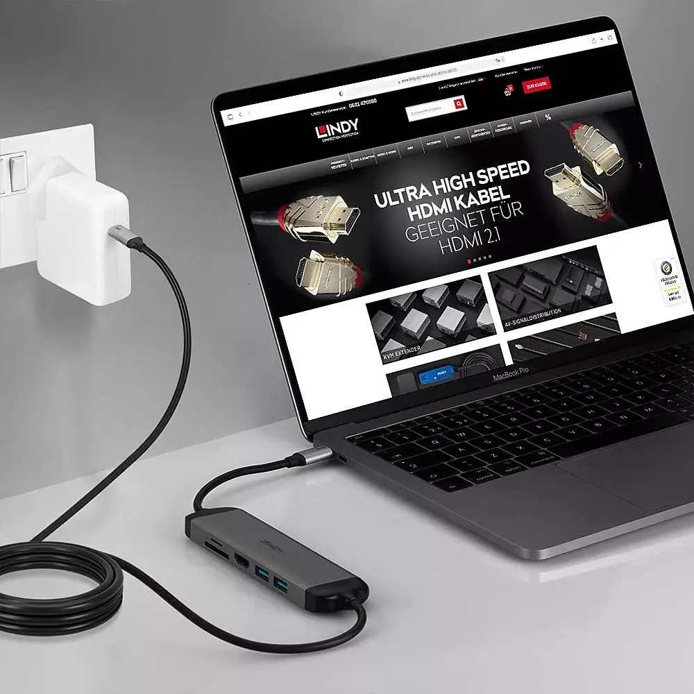Docking Station Lindy DST-Micro 140 USB-C Photo 5