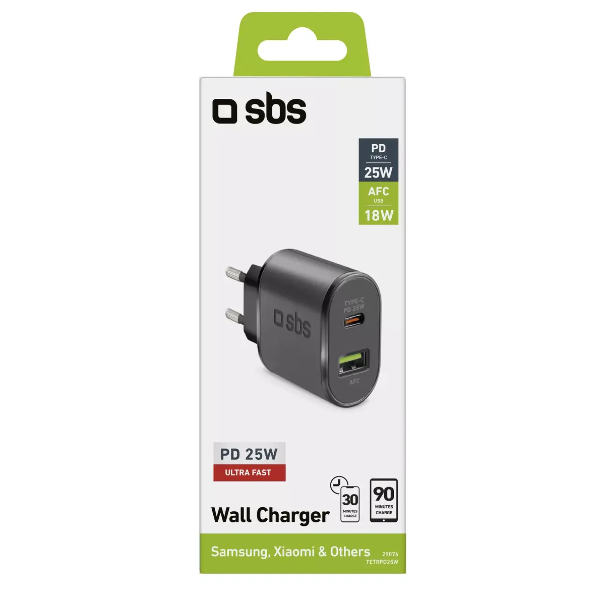 Mobile device charger SBS TETRPD25W Photo 2
