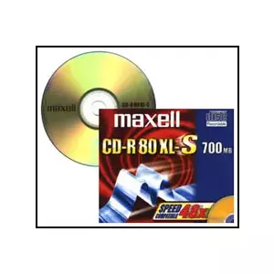 CD-R Maxell 700Mb 48x 120mm 74-80% Reflection Rate
