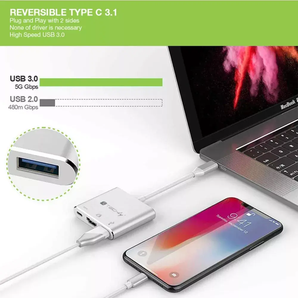 Docking Station Techly IADAP USB31-HDMIPTY Photo 7