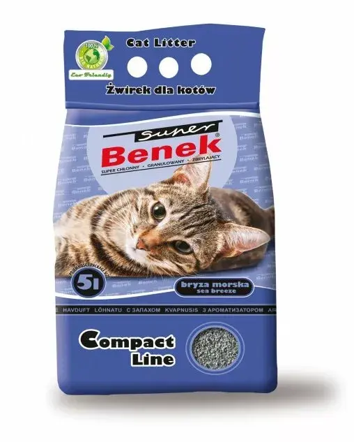 SUPER BENEK Kompakts kaķu tualetes pildījums