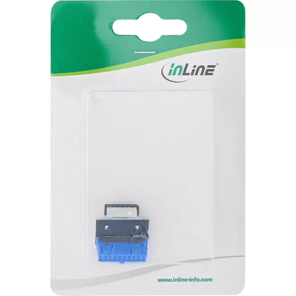 USB 3.0 to USB 3.1 Front Panel Key-B Adapter InLine Photo 3