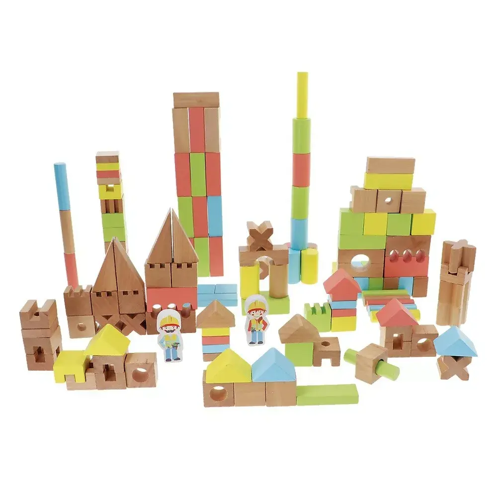 TREFL O!Klocki Combo 142 pcs wooden building set Photo 2