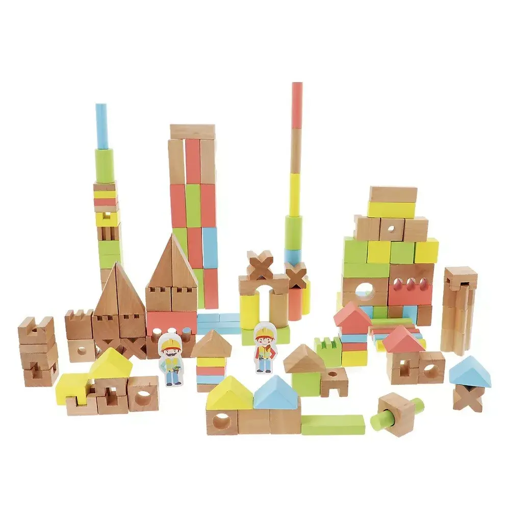 TREFL O!Klocki Combo 142 pcs wooden building set Photo 3