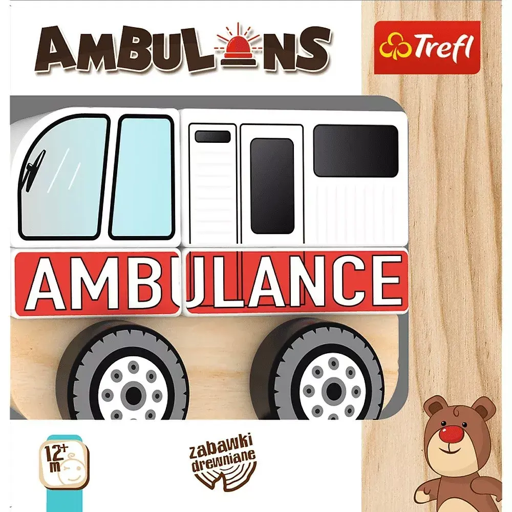 Koka automašīna Ambulance TREFL 61000 Photo 2