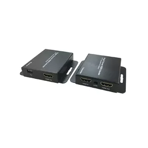 AV передатчик и приёмник DAHUA PFM700-E — AV-удлинитель, HDMI-in 1, HDMI-out 2, RJ-45 x4, дальность 60 м, чёрный