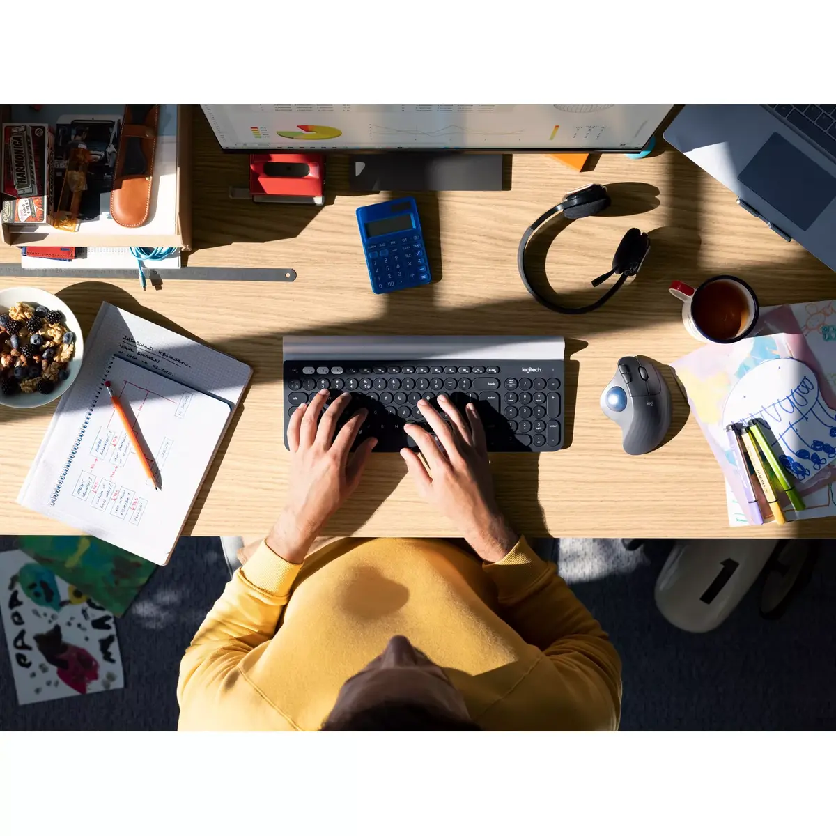 Pele Logitech ERGO M575 biznesam Photo 6
