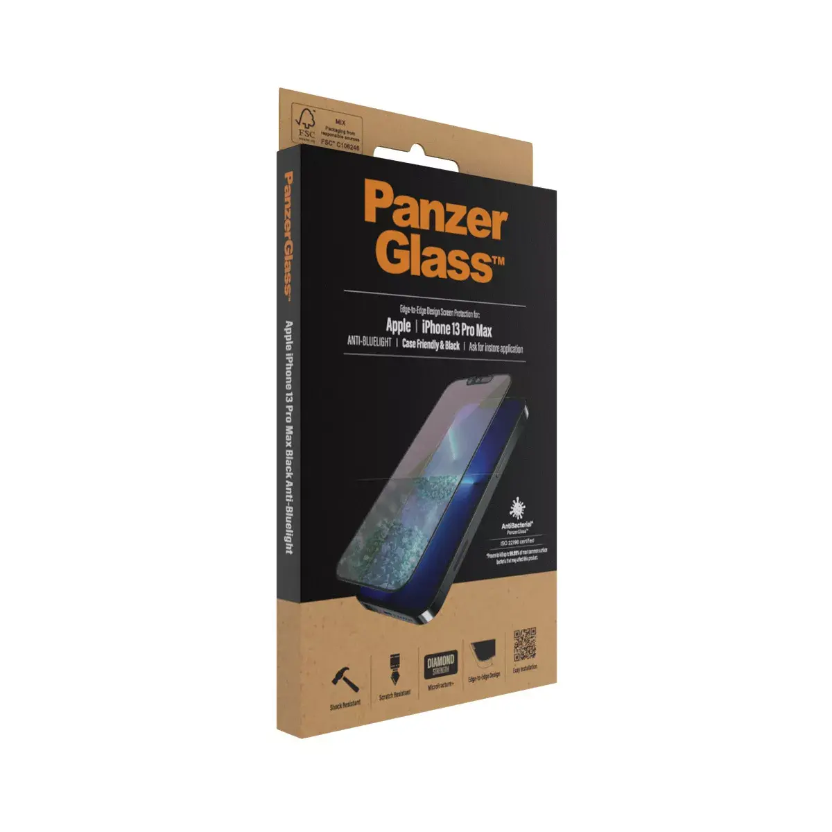 PanzerGlass Анти‑синий защитный стекло для iPhone 13 Pro Max Photo 4