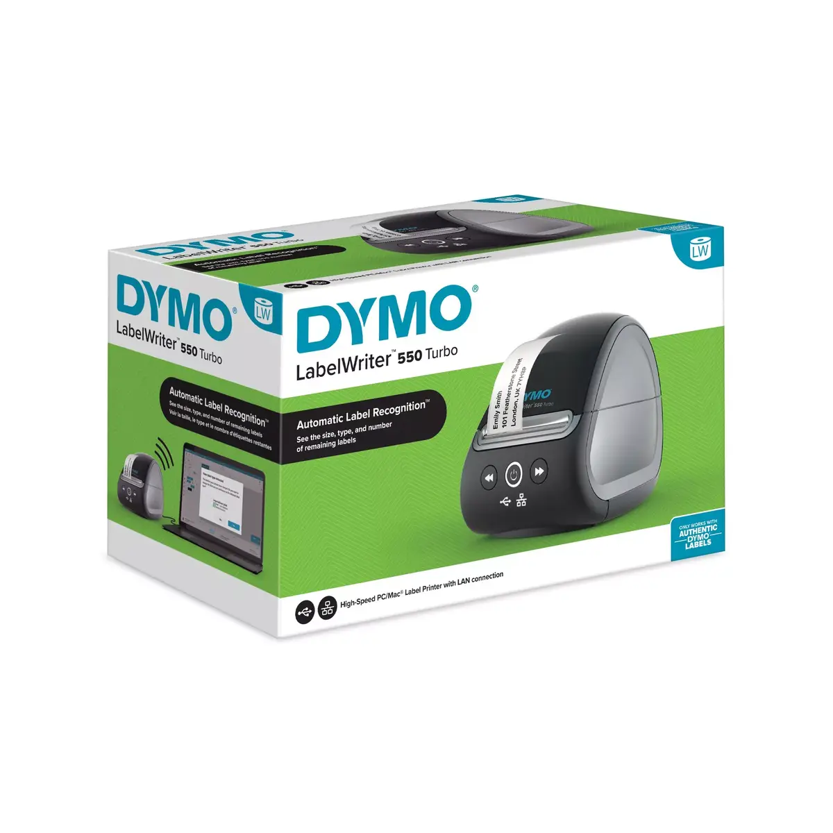 Etiķešu printeris DYMO LabelWriter 550 Turbo Photo 4
