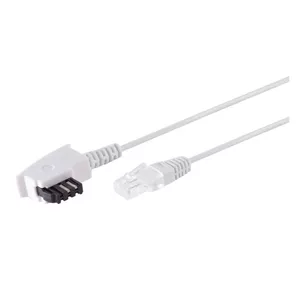 Телефонный кабель S/CONN 12-09086 15 м Белый