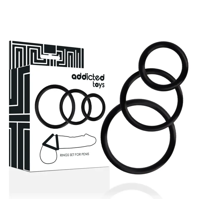 Dzimumlocekļa gredzenu komplekts addicted toys D-220161