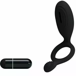 Vibrējošs gredzens pretty male ETHEL D-211741 ar stimulējošu uzgaļi